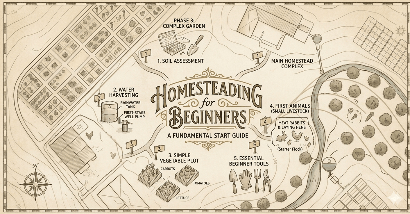 Homesteading for Beginners: The Complete Guide
