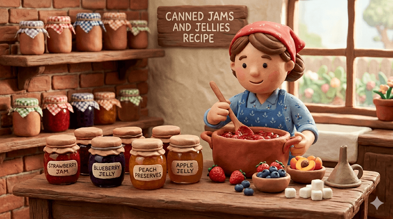 Canned Jams and Jellies Recipe: How to Make Strawberry Jam, Grape Jelly, and Fruit Preserves at Home