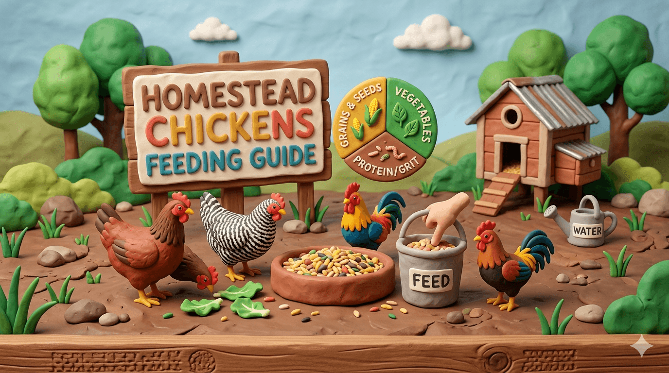 What to Feed Homestead Chickens: A Friendly Feeding Guide for Every Life Stage