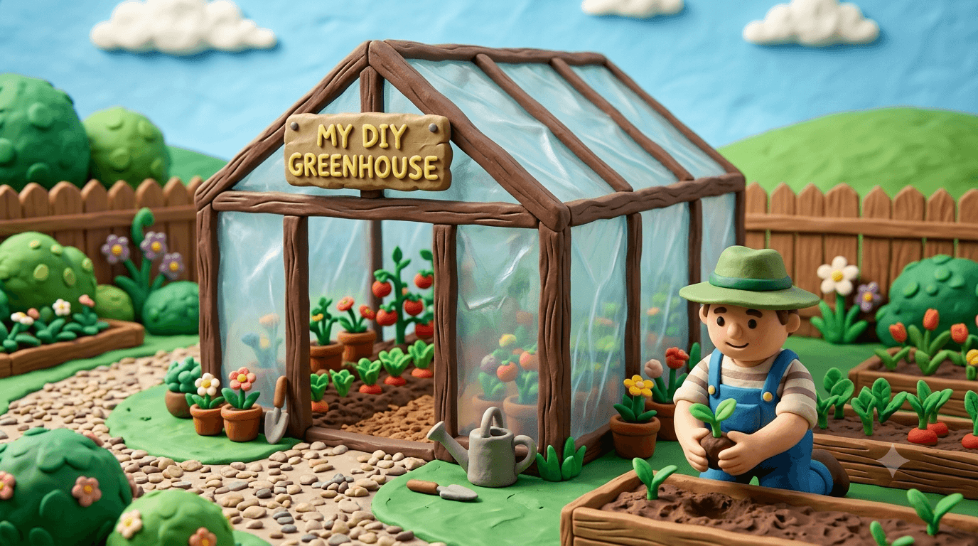 DIY Greenhouse Guide: How to Build a Backyard Greenhouse (Free Plans + Types Compared)