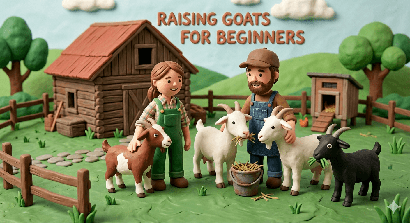 Raising Goats for Beginners: The Complete Guide to a Happy, Healthy Homestead Herd