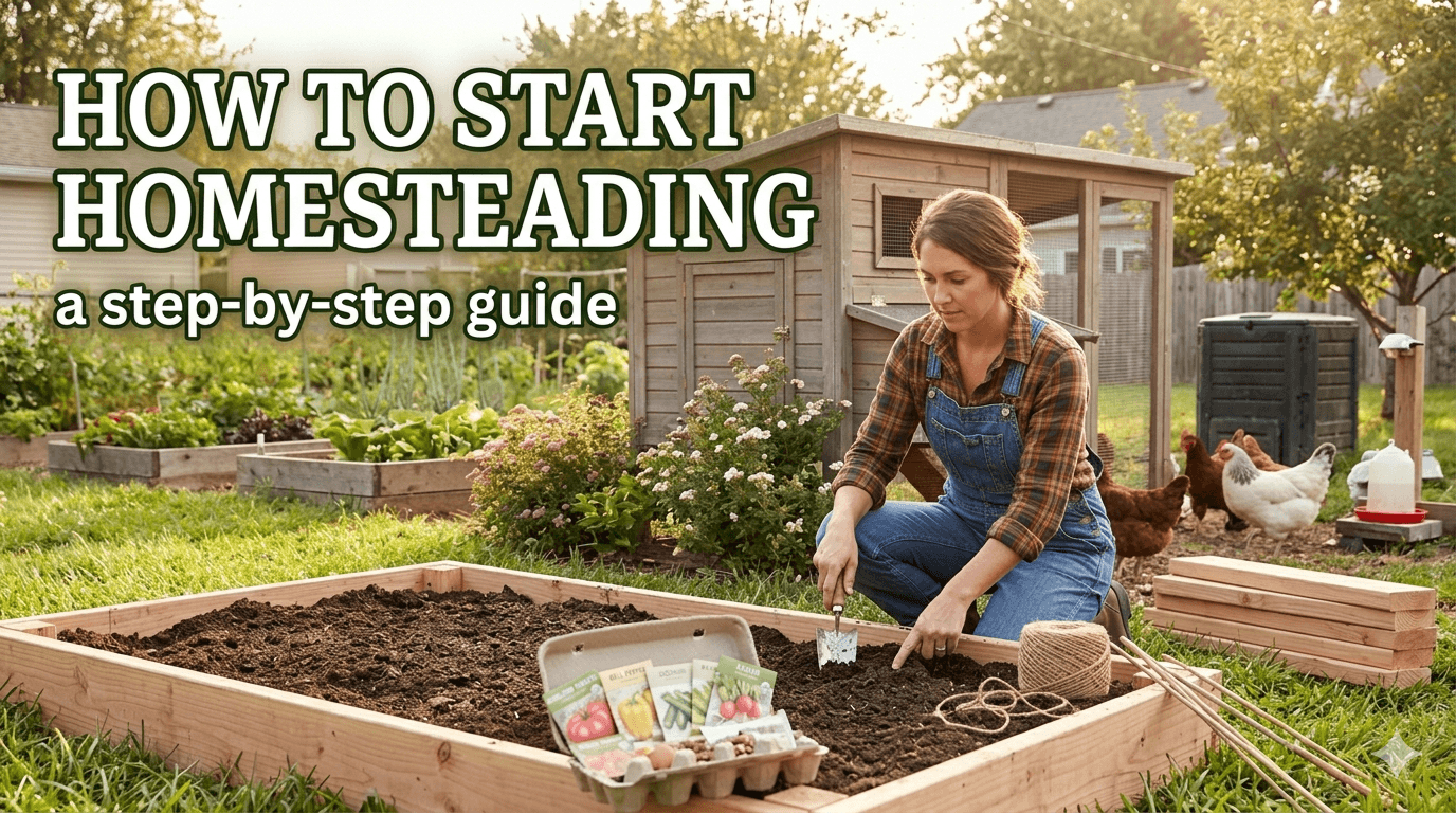 How to Start Homesteading (Even With No Experience)