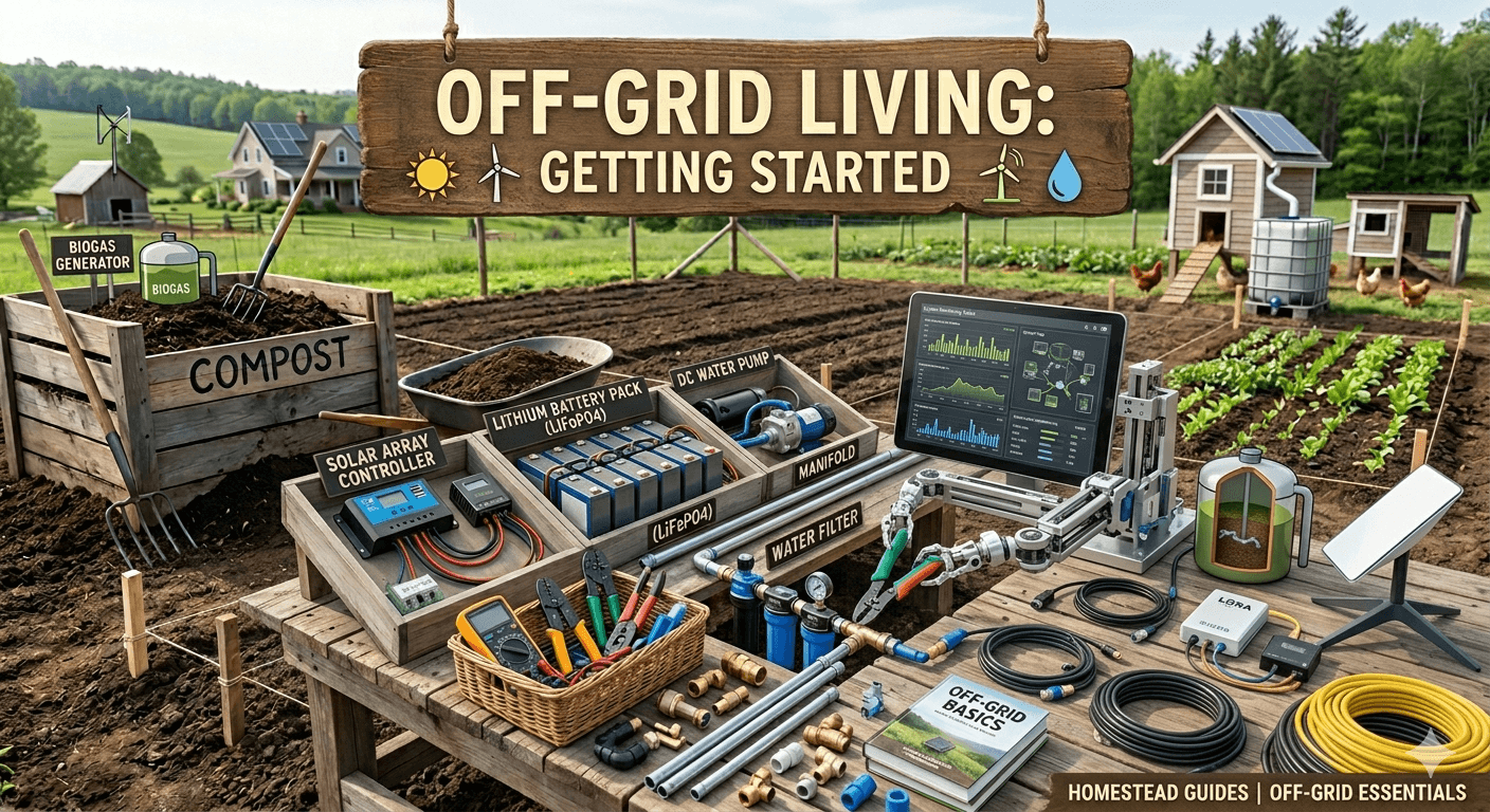 Off Grid Living for Beginners: A Practical Guide to Energy, Water, and True Independence