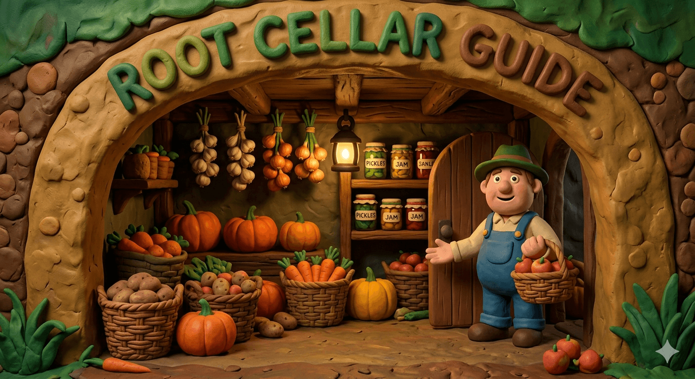 Homestead Root Cellar Guide: How to Store Vegetables and Fruit Without Power